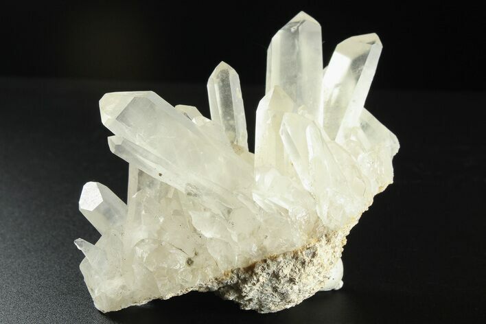 Quartz Crystal Cluster - Spruce Ridge, Washington #268523